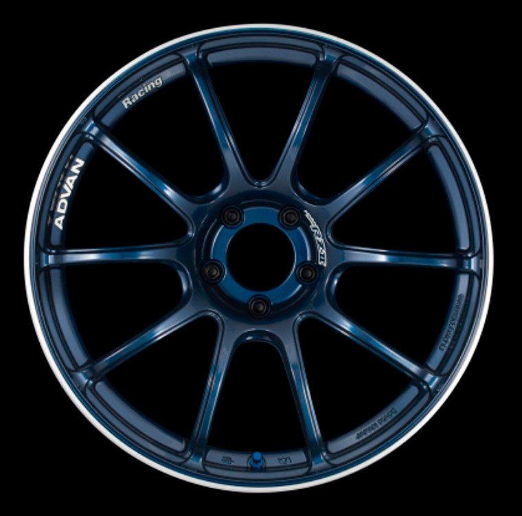 Advan RZII 18x10.0 +35 5-114.3 Racing Indigo Blue Wheel - YAZ8K35EE
