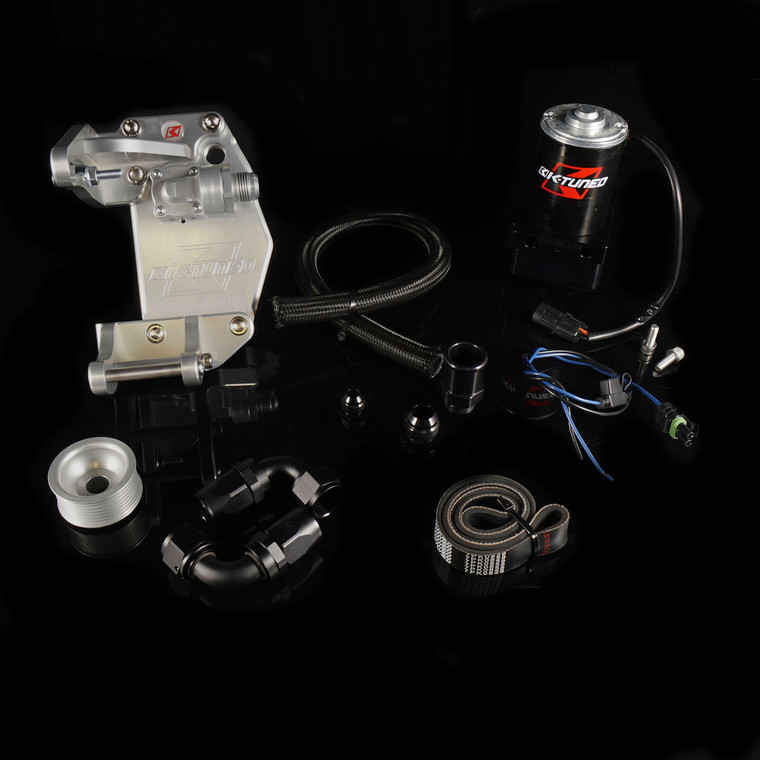 K-Series Water Plate - Complete Kit (D/B Series Alternator) with Meziere Pump including pump bracket and 2x 120 Fittings