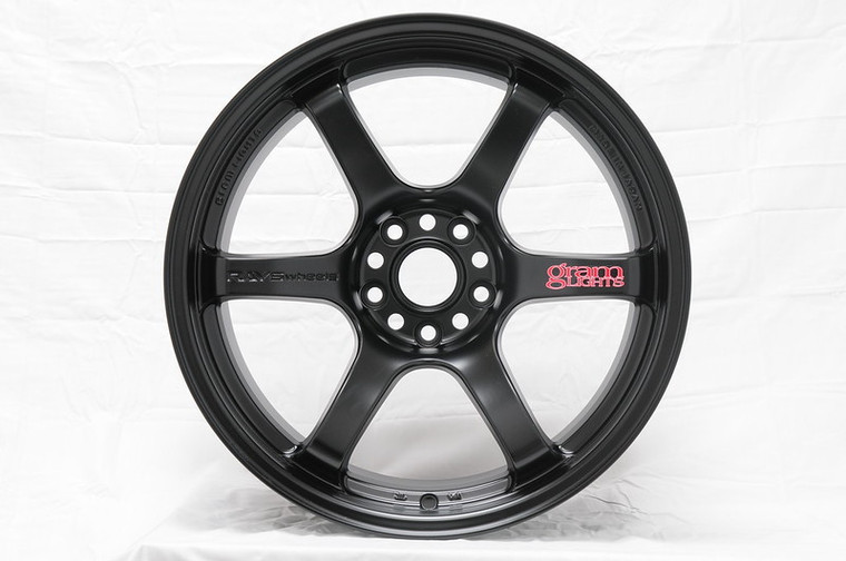 Gram Lights 57DR 15x8.0 +35 5x114.3 Semi Gloss Black WGIE35EH