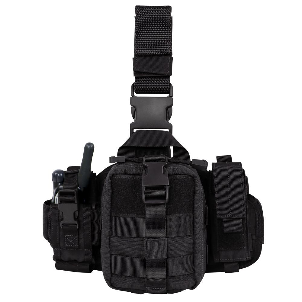 Box Rig Emt EMT LEG RIG - BLACK - Top Brass Tactical