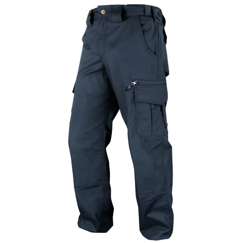 MENS PROTECTOR EMS PANTS (DARK NAVY)
Stretchable sliding waistband for additional comfort
Two gadget pockets perfect for holding cell phones or other necessities
Hook & Loop thigh pocket with sheers holder and an additional top zipper pocket for extra storage
Interior knee pad pocket compatible with 221130 knee pad insert
Imported
Material:
65% Polyester
32% Cotton
3% Spandex
