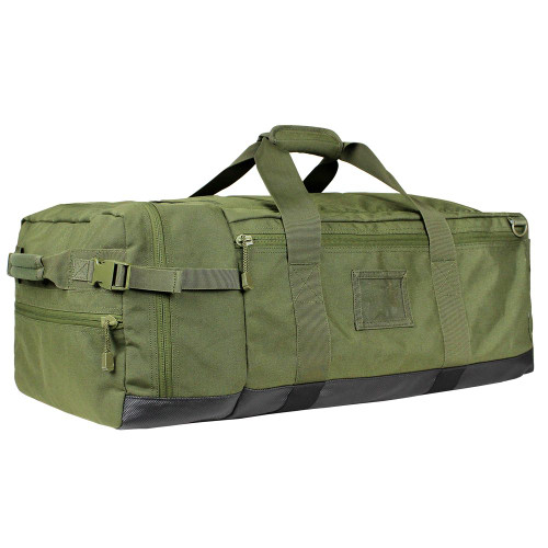 COLOSSUS DUFFLE BAG
Large main compartment with u-shaped opening
Three external zipper side sleeves
Multiple carrying options
Center grab handle
Side drag/grab handle
Hide-away padded backpack straps
Detachable sling shoulder strap
Seperated boot compartment with compression strap
Reinforced textured PVC bottom
Vinyl ID window
Volume: 3780 // 60L
Imported
Volume: 3780 Cu In // 60L
Overall Dimension: 10"H x 27"W x 14"D