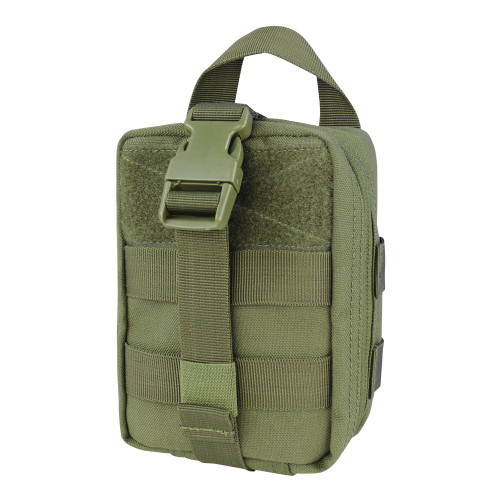 RIP AWAY EMT LITE (MED POUCH)
Rip away quick deployment design with quick release buckle
MOLLE webbing for modular attachments
Zipper closure with dual sliders
Clam-shell design
Internal Quick open pull tab
Hook and loop ID Panel
Grab Handle
Two 6" Mod straps included
MOLLE compatible
Imported
Overall dimensions: 6.5"H x 4"W x 2"D