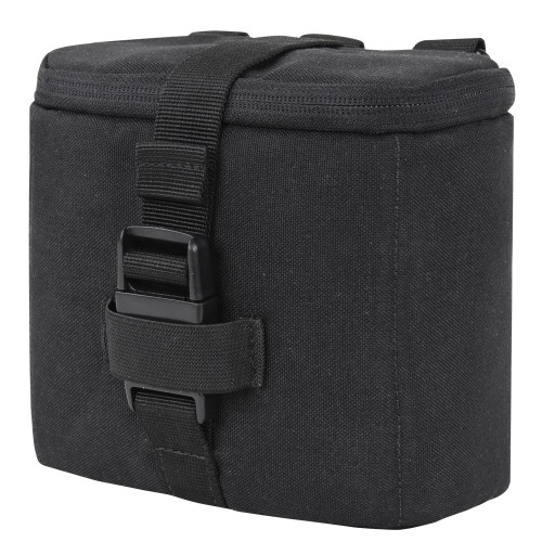 BINOCULAR POUCH
Zipper closure with dual sliders and quick-release buckle
Elastic loops for accessories
Inner pocket for counterweights
Lightly padded interior
Imported
Overall Dimension: 6"H x 6"W x 3"D