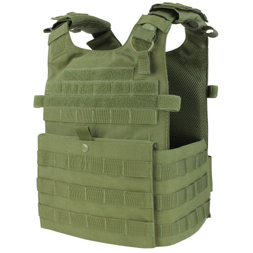 GUNNER PLATE CARRIER
Emergency drag handle
Removable anti-slip padded shoulder pads with hook and loop guides
Adjustable shoulder straps
Ambidextrous quick release system
Hook and loop webbing
MOLLE webbing for modular attachments
Front map pocket with snap, hook and loop closure
Breathable 3D Mesh liner
Adjustable cummerbund
Easy access plate pockets
Imported
Cummerbund Size:
Adjustable from 34" - 44"
Plate capacity:
Accepts Medium or Large Swimmer/ESAPI plates up to 10.25" x 13.25