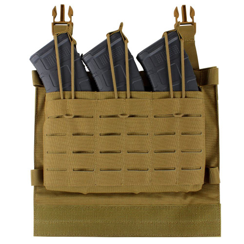 VAS TRIPLE MAG PANEL
AR/M4 or AK mag compatible
Condor proprietary LCS material with laser cut MOLLE slots
Male Buckle ends for attaching to the VANQUISH ARMOR SYSTEM
Compatible with Standard and LCS Vanquish Armor System
Hook backing
Imported
Mag capacity:
Up to three AR/M4 or AK mags