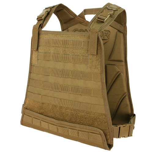 COMPACT PLATE CARRIER
Emergency drag handle
MOLLE webbing for modular attachments
Quick release buckles on shoulders and waist strap
Compression molded panels
Easy access plate pockets
Imported
Size:
Adjustable size from 40" - 54"
Plate capacity:
Accepts Medium or Large Swimmer/ESAPI plates up to 10.25" x 13.25