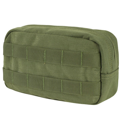 UTILITY POUCH
MOLLE webbing for modular attachments
MOLLE compatible
Imported
Overall dimensions: 4.5"H x 8.5"W x 3.5"D