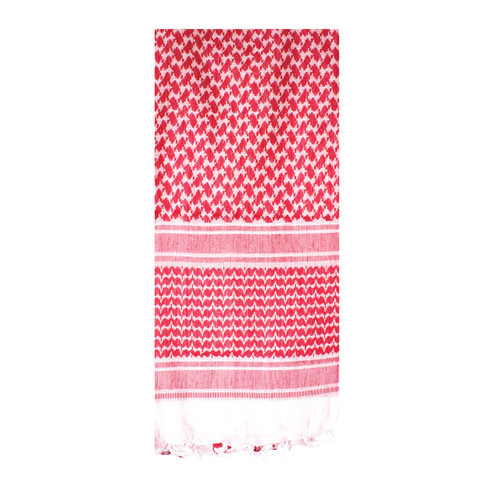 SHEMAGH SCARF (RED/WHITE)
100% cotton
42" x 42" tactical scarf
Used by U.S. Military