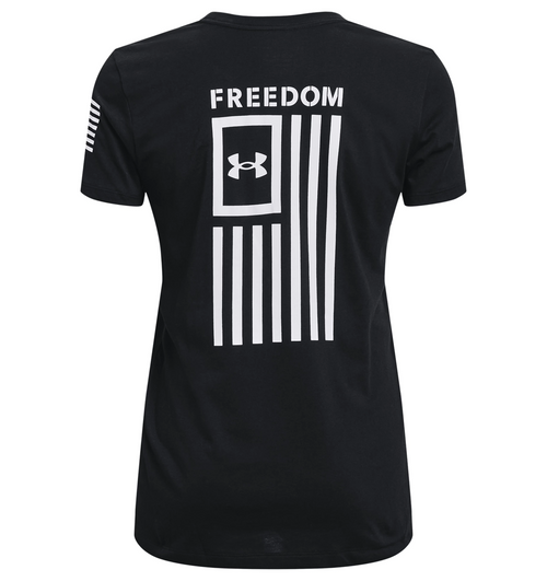 Women's UA Freedom Flag T-Shirt-1370814466LG-1370814411XL
