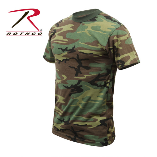 Rothco Kids Woodland Camo Heavyweight T-Shirt