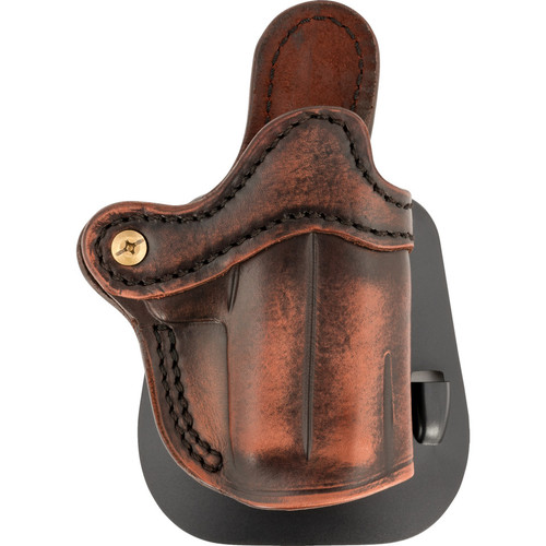 1791 Gunleather Paddle Holster, 1791 Or-pdh-c-vtg-r     Owb Glk43/p365/gx4   Vntge