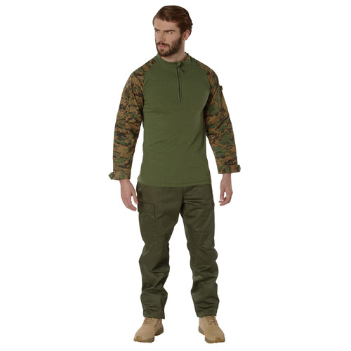 Rothco 1/4 Zip Tactical Airsoft Combat Shirt