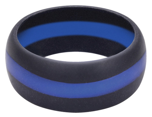 Rothco Thin Blue Line Silicone Ring