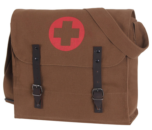 Rothco Vintage Medic Canvas Bag With Cross