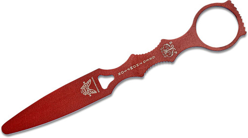 Benchmade 176T SOCP Training Dagger Red Blade, No Sheath