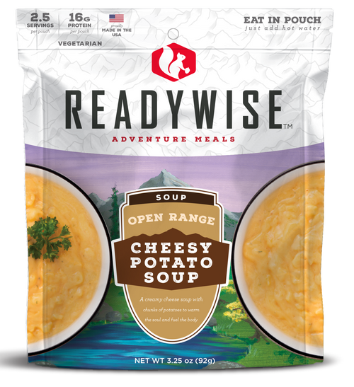 ReadyWise Outdoor Food Kit, ReadyWise Rw05-010 6 Ct Open Range Cheesy Potato