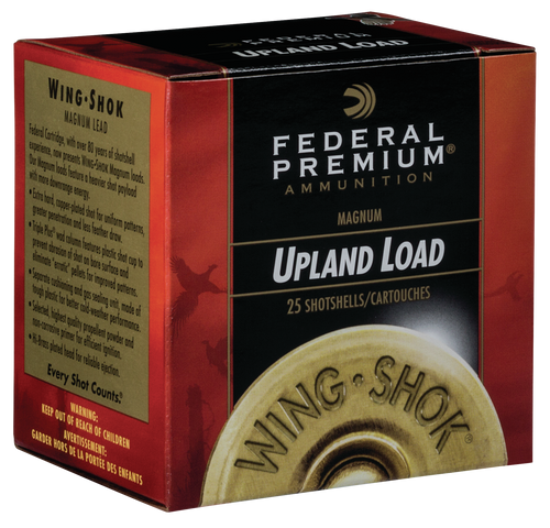 Federal Premium Upland, Fed P1384     Wngshk  12 Hv  13/8        25/10