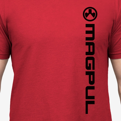 Magpul® Vert Logo - SM (Red)