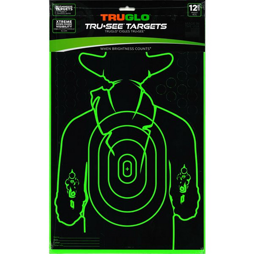 Tru-see Gunslinger Target 12x18 - 12 Pack