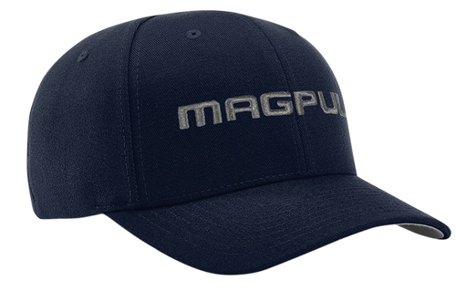 Magpul Industries Corp Wordmark, Magpul Mag1103-410 Wordmark Stretch Hat S/m   Nvy