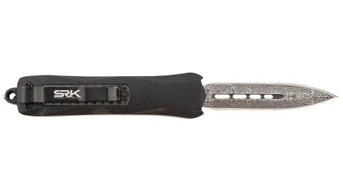 Steel River Knives Spartan, Spartan Ma163-b-dd Mini Dagger Otf Blk Grp Damscus
