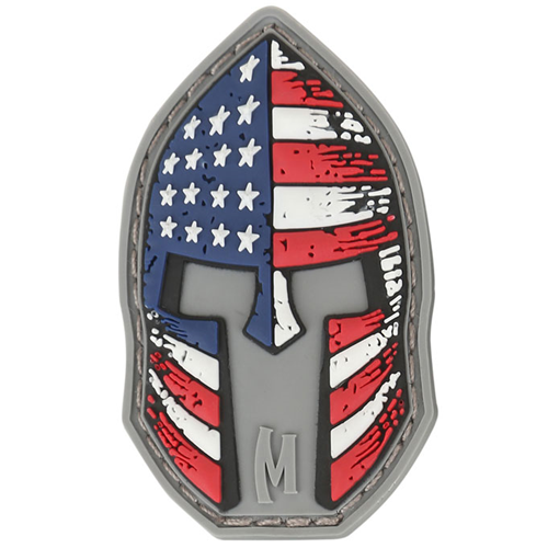 Stars and Stripes Spartan Helmet Morale Patch