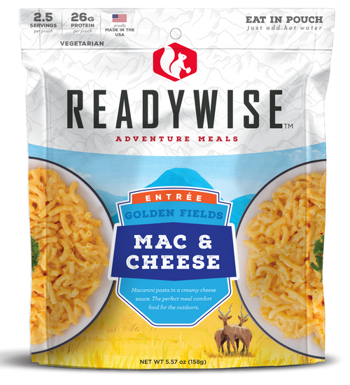 ReadyWise Outdoor Food Kit, ReadyWise Rw05-009 6 Ct Golden Fields Mac & Cheese