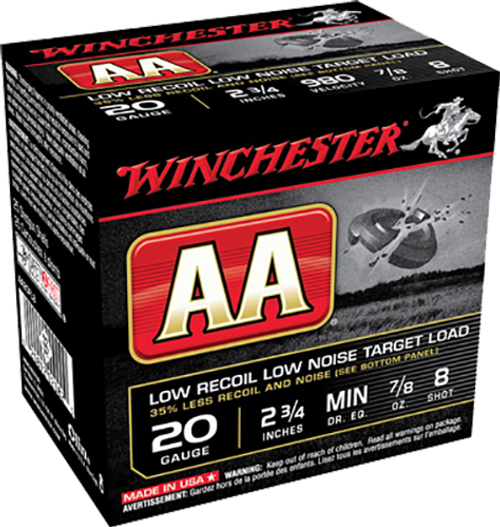 Winchester Ammo Aa, Win Aa20fl8    Aa Target    7/8      25/10