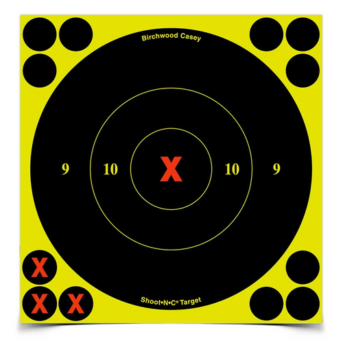 Shoot-n-c 6 Inch X-bull's-eye, 60 Targets - 720 Pasters