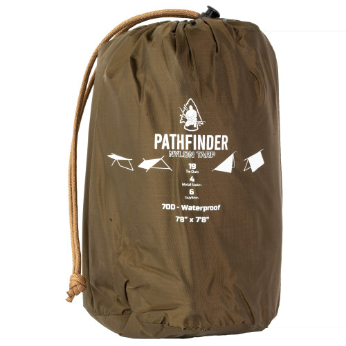 Pathfinder Nylon Tarp Earth Brown