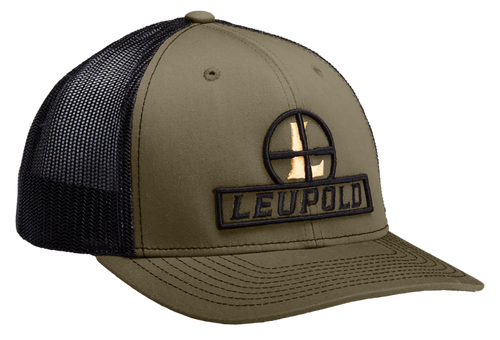 Leupold Reticle, Leu 170585 Reticle Trucker Hat         Loden/blk