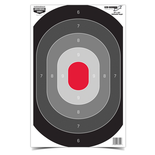 Eze-scorer 23 X 35 Silhouette Oval Target, 5 Targets