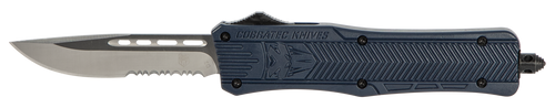 Cobra Tec Knives Llc Ctk-1, Cobra Mnyctk1mds     Med Ctk1 Nypd Serr Drop Blue