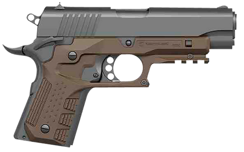 Recover Innovations Inc Grip & Rail System, Rec Cc3c-02    1911 Comp Grip And Rail System Tan