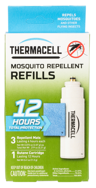 Thermacell Repellent Refill, Ther R1     Refill Single 3rep/1butane