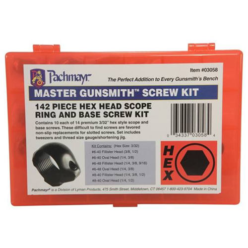 Master Gunsmith Hex Head Screw Kit