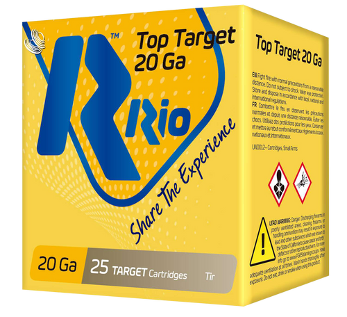 Rio Ammunition Top Target, Rio Tt209      20  2.75  7/8   Top Trgt      25/10