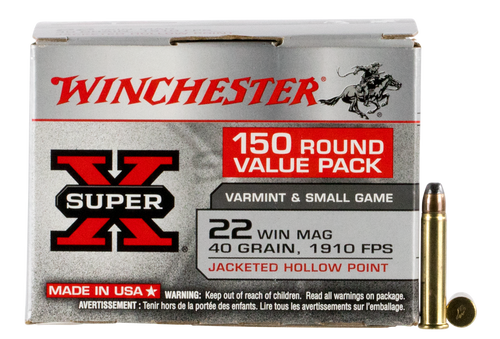 Winchester Ammo Super-x, Win X22mh150  22 Win Mag 40 Jhp    150/10  *vp*