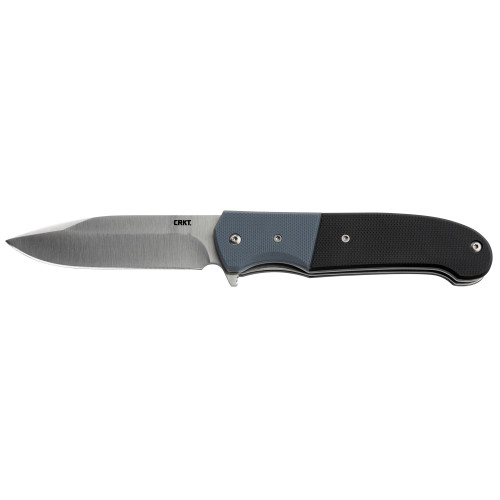 Crkt Ignitor Astd Slvr 3.48" Pln Edg