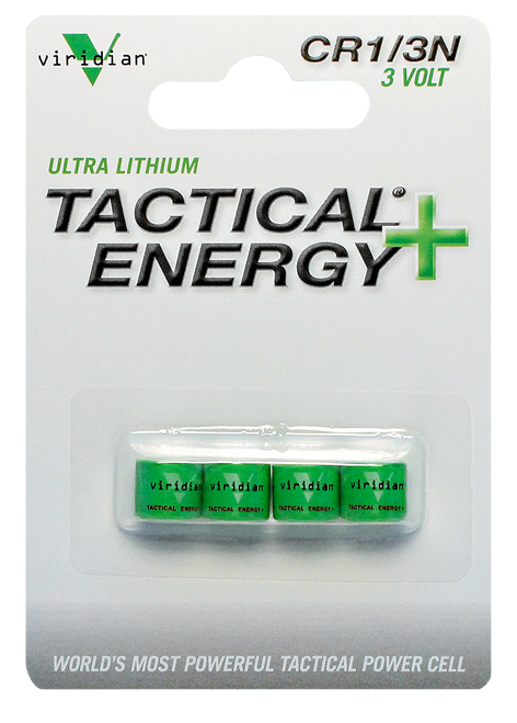 Viridian 1/3n, Vir 13n-4   1/3n   Lithium Batt 4-pack