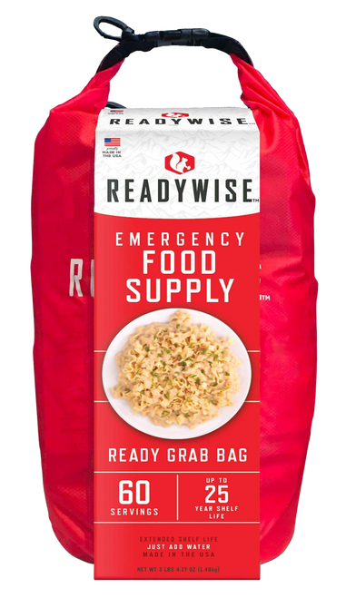 ReadyWise Foods Emergency Supply, ReadyWise Rw01-641 7 Day Emergency Dry Bag 60 Servings