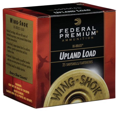 Federal Premium Upland, Fed P28375    Wngshk  28 Hv  3/4         25/10
