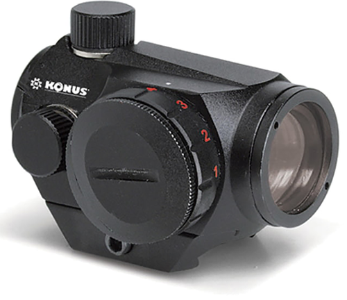 Konus Konus Atomic-r, Konus 7201 Atomic-r Red Dot Sight 20mm - Top Brass Tactical