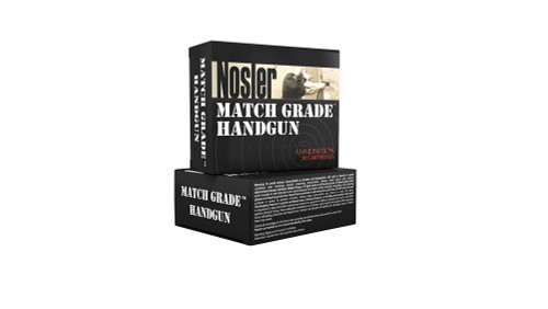 Nosler Match Grade, Nos 51286          9mm    124 Jhp            20/20