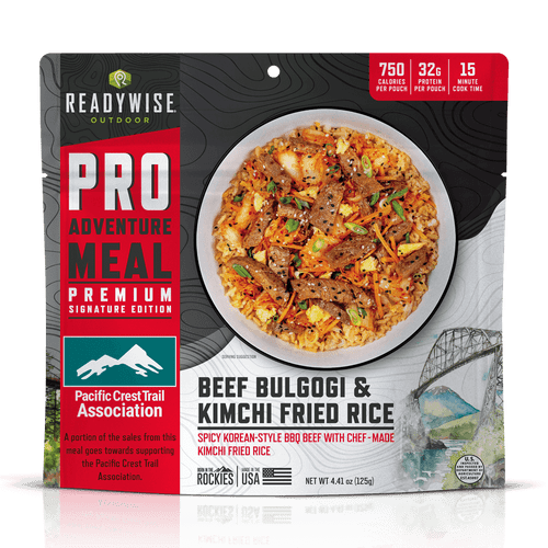 ReadyWise Outdoor Food Kit, ReadyWise Rw05-194 6 Ct Pro Beef Bulgogi & Kimchi Rice