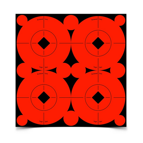 Target Spots Orange 3 Inch, 40 Targets - 100 Pasters