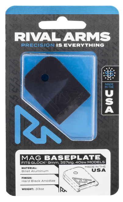 Rival Arms Slide Cover Plate, Rival Ra43g001a Sld Bck Cvr Plt Glock G3/4 Blk