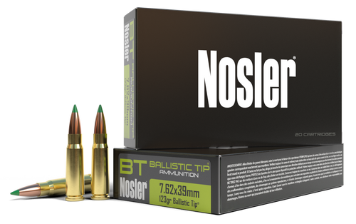 Nosler Ballistic Tip, Nos 40069 Ballistic   7.62x39  123 Bt        20/10