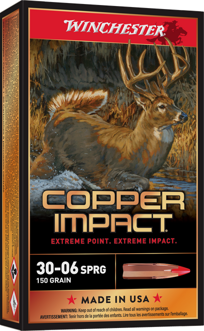 Winchester Ammo Copper Impact, Win X3006clf  Copper Impact 150 Lf           20/10
